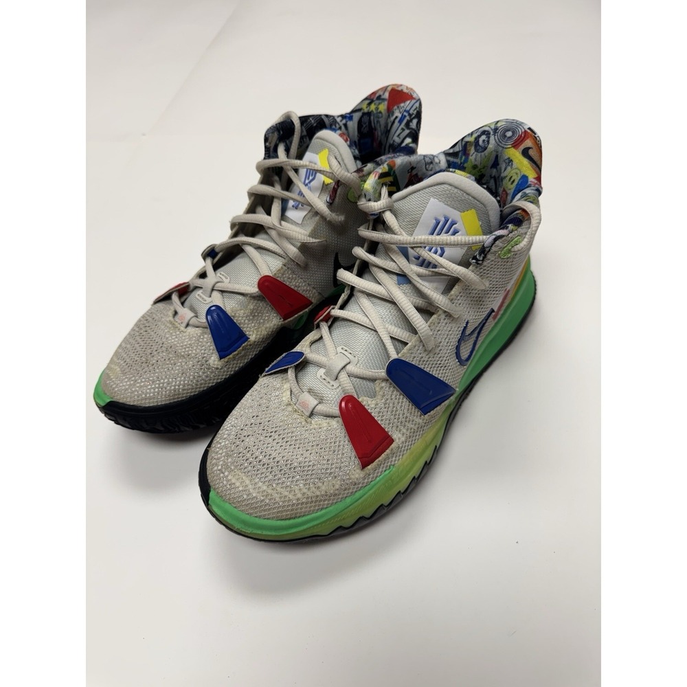 Nike Shoes Kyrie 7 Visions 2021 Size 8.5 9.5 DC9122 001 Sneaker With Box - Picture 11 of 15